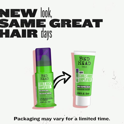 TIGI Bed Head Curls Rock Amplifier Travel Mini – Curl Shaping & Anti-Frizz for All Curl Types