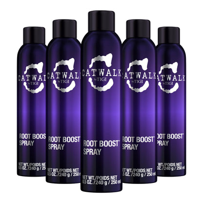 TIGI Catwalk Root Boost Spray Foam - Directional Mousse for All Hair Types - 8.5 oz (5 Pack)