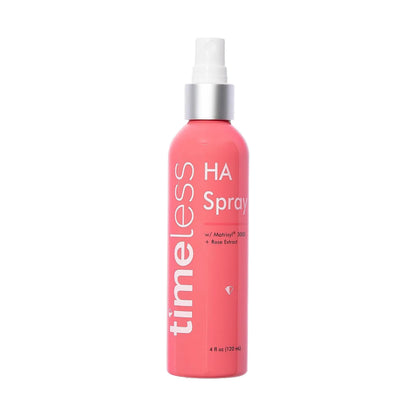Timeless Skin Care HA Matrixyl 3000 Rose Spray – Fragrance-Free Hyaluronic Mist, 4 oz