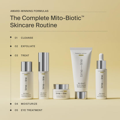 Timeline Mito-Biotic Travel Size Barrier Cream – Nourishing Moisturizer with Peptides (0.51 oz)