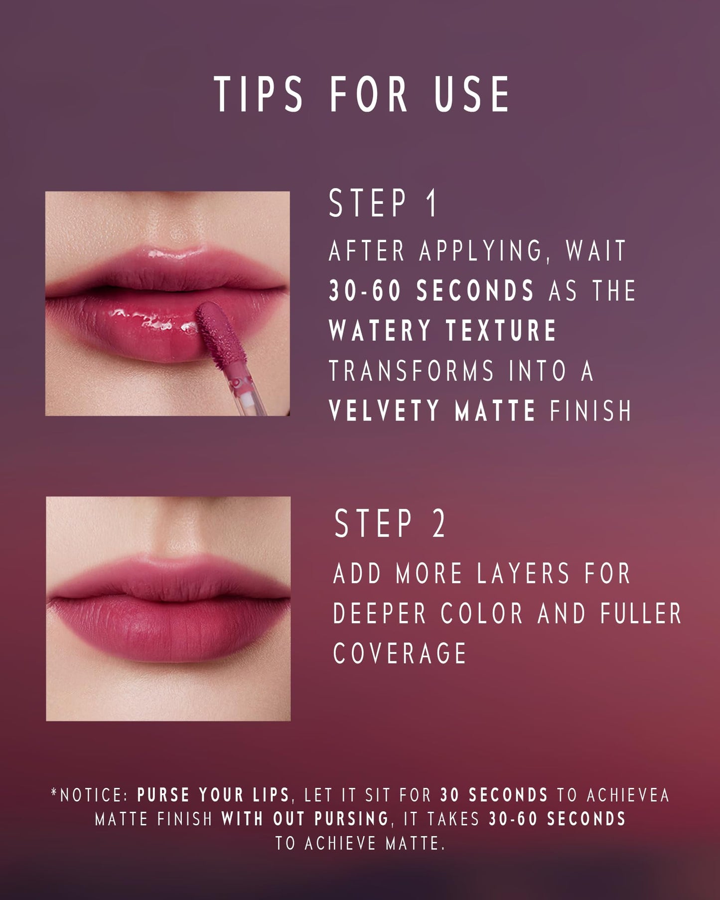 TIMEPHORIA Altera Blurring Lip Tint 011 Quiver – Vibrant Pink, Glossy-to-Soft Matte Finish