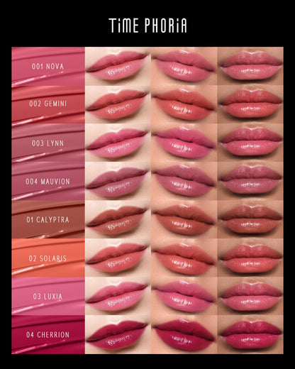 TIMEPHORIA Stellar Dust Lip Stain 09 Enigma – Transfer-Proof, Hydrating High-Pigment Lip Gloss