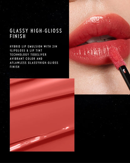 TIMEPHORIA Stellar Dust Lip Stain 09 Enigma – Transfer-Proof, Hydrating High-Pigment Lip Gloss