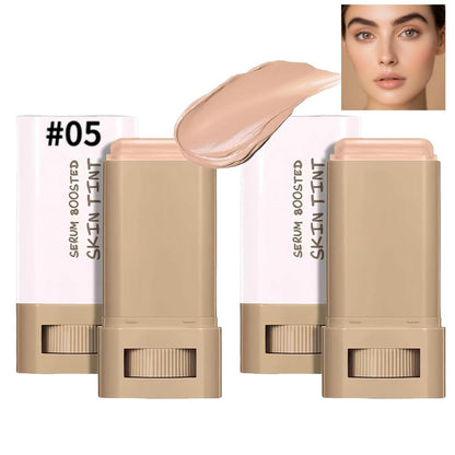 TIMLIFE 2-Piece Foundation Stick Beauty Balm Serum Tint – Portable Hydration & Natural Coverage (#05)