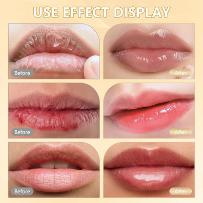 TIMLIFE 2Pcs Color-Changing Lipstick Duo | Transferproof, Gold Crystal Packaging, Hydrating Gloss