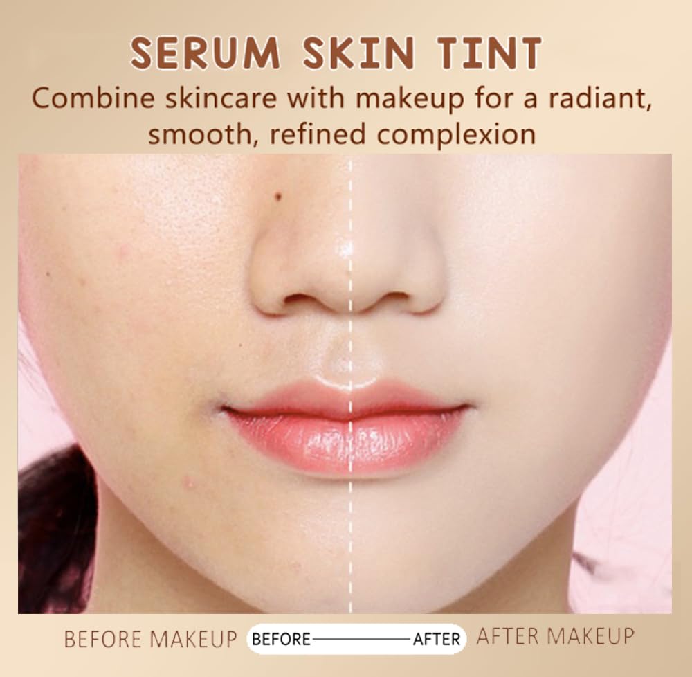 TIMLIFE 2-Piece Foundation Stick Beauty Balm Serum – Portable Skin Tint #01