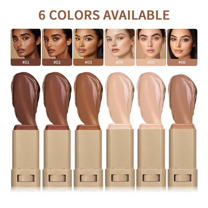 TIMLIFE 2 Pcs Foundation Stick Beauty Balm Serum Tint – Portable Hydrating Skin Tint #03