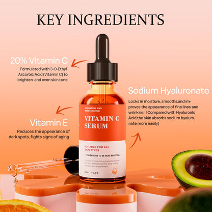 Tinclen Vitamin C Serum for Face – Brightening, Hydration & Anti-Aging