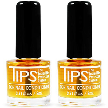 TIPS Toe Nail Conditioner 2 Pack | Strengthen & Nourish Natural Toenails