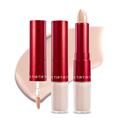 TIRTIR Glide&Hide Concealer 2.5C – Dual Applicators, Hydrating, Crease-Proof