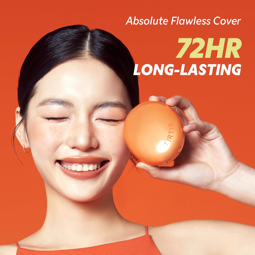 TIRTIR Mask Fit AI Filter Cushion Foundation – Semi-Matte, 72-Hour Coverage #11C Cool Rosy