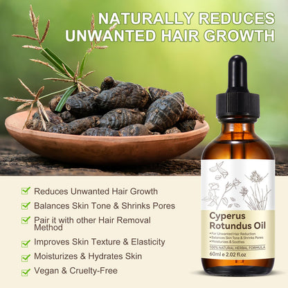 Tiuedu Cyperus Oil 2 Pack – Natural Cyperus Rotundus for Skin Care