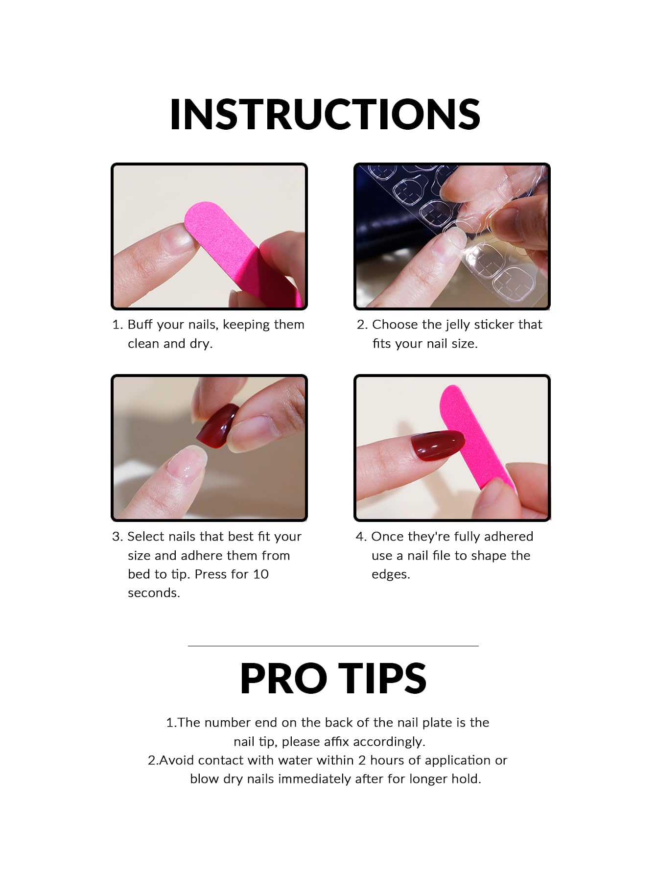 Tmani 10pc Extra Long Handmade Press-On Nails – Square Glitter Diamond Decor