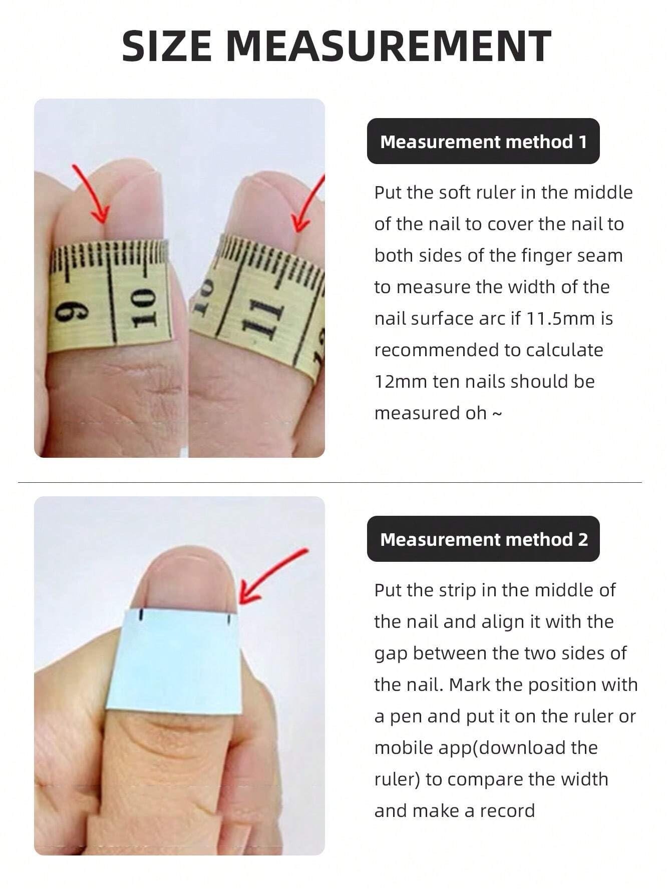 Tmani 10pc Extra Long Handmade Press-On Nails – Square Glitter Diamond Decor