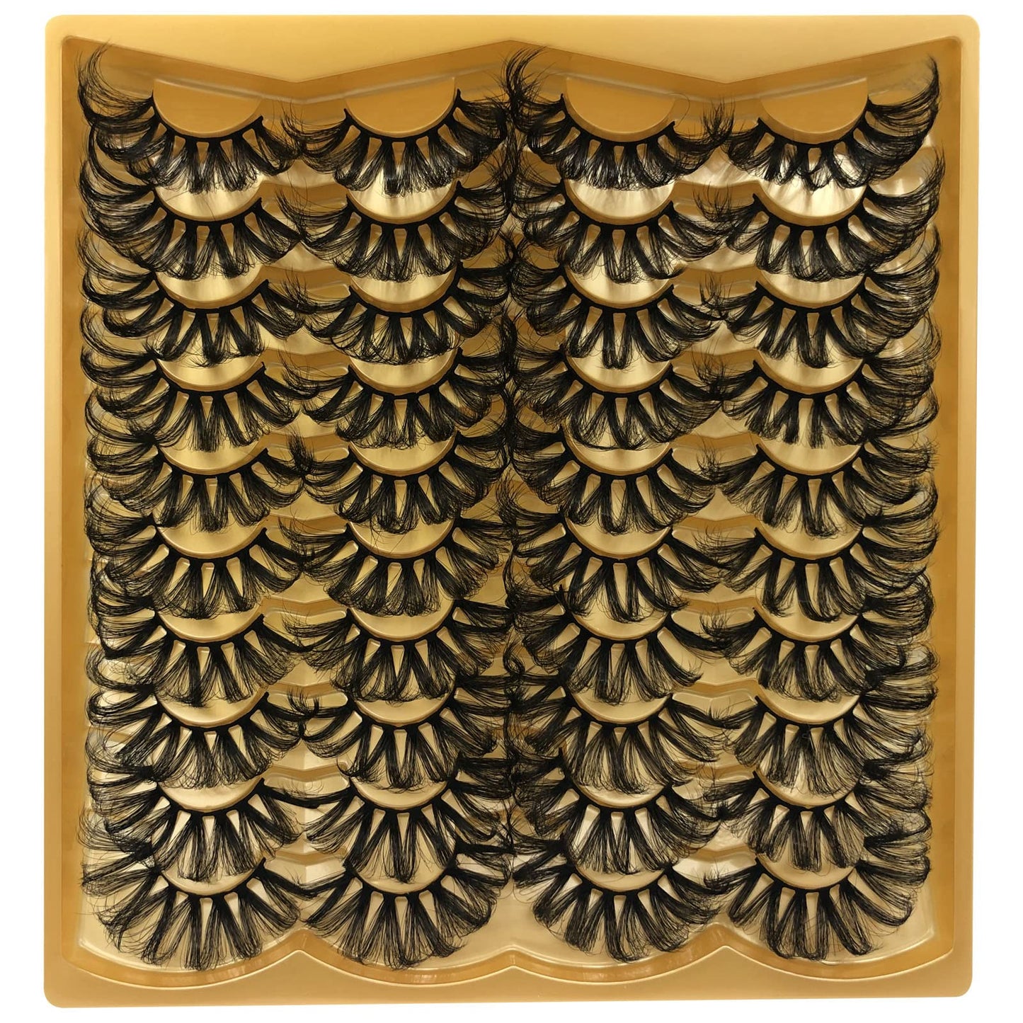 TMIELYBS 25mm Mink Lashes – Dramatic Full-Volume 20 Pairs Pack (VG40) by TIMELABS