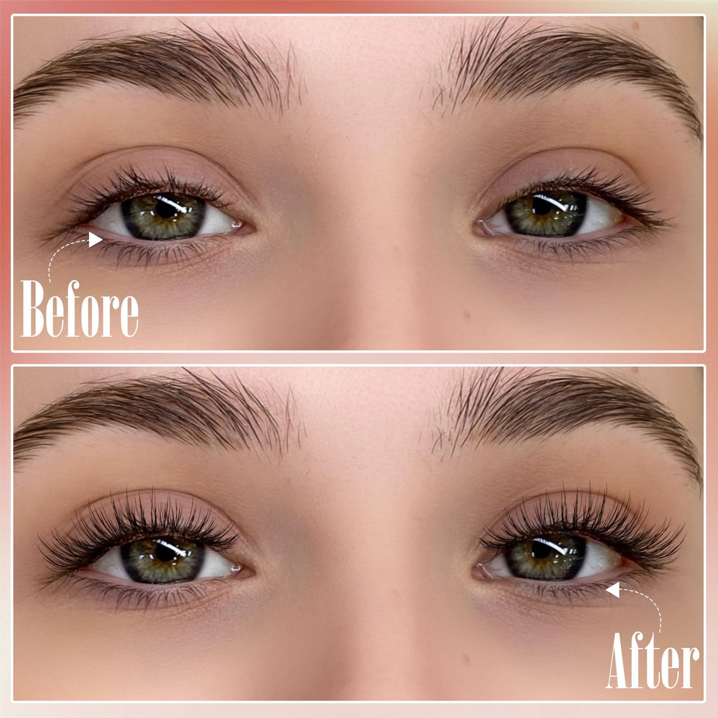 TNFVLONEINS Magnetic Eyelashes with Applicator - No Glue or Eyeliner, Clear Band, Wispy Look