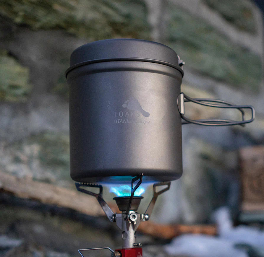Toaks Titanium Pot with Pan ( 1100ML or 1300ML)