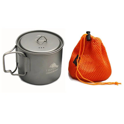 Toaks light Titanium Pots with Lid ( 550ML or 650ML)