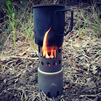 TOAKS Titanium Lightweight Pot with Lid (750ml & 900ml)