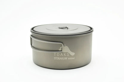 TOAKS Titanium Lightweight Pot with Lid (750ml & 900ml)