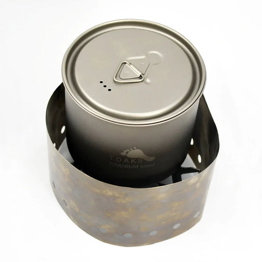 Toaks Titanium  Solid Fuel Cook Set