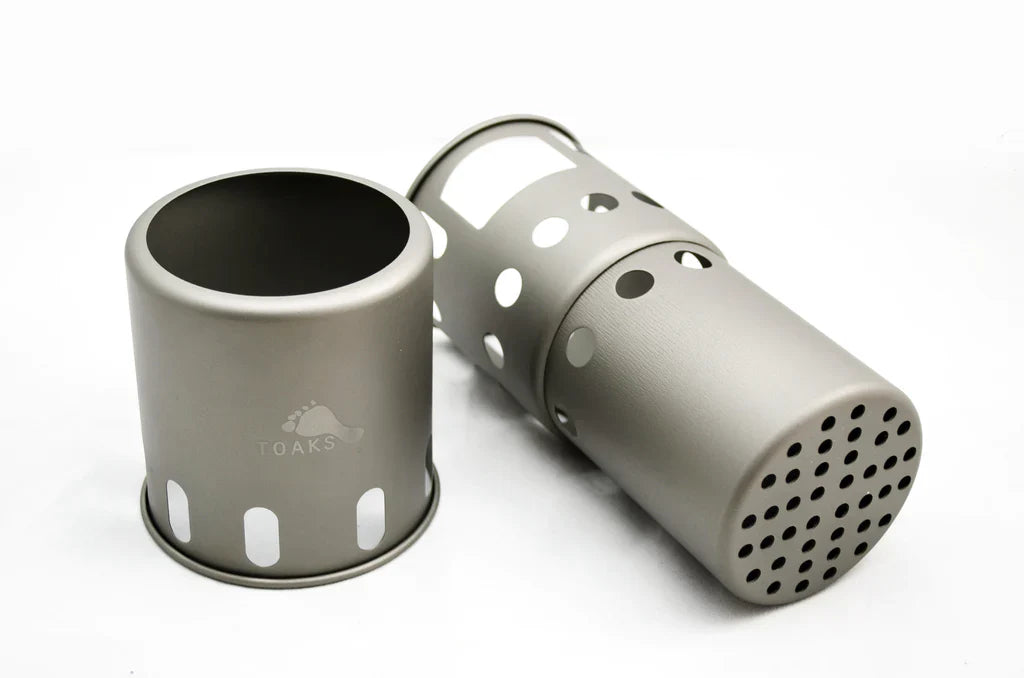 Toaks Titanium Wood Burning Stove ( Small  /  Large)