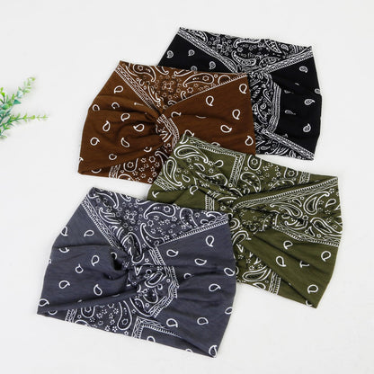 Tobeffect 7'' Extra Wide Boho Headbands for Women – Stretchy Headwraps & Hair Accessories