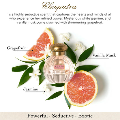 TOCCA Cleopatra Perfume Set for Women – 100 ml + 10 ml (Warm Floral)
