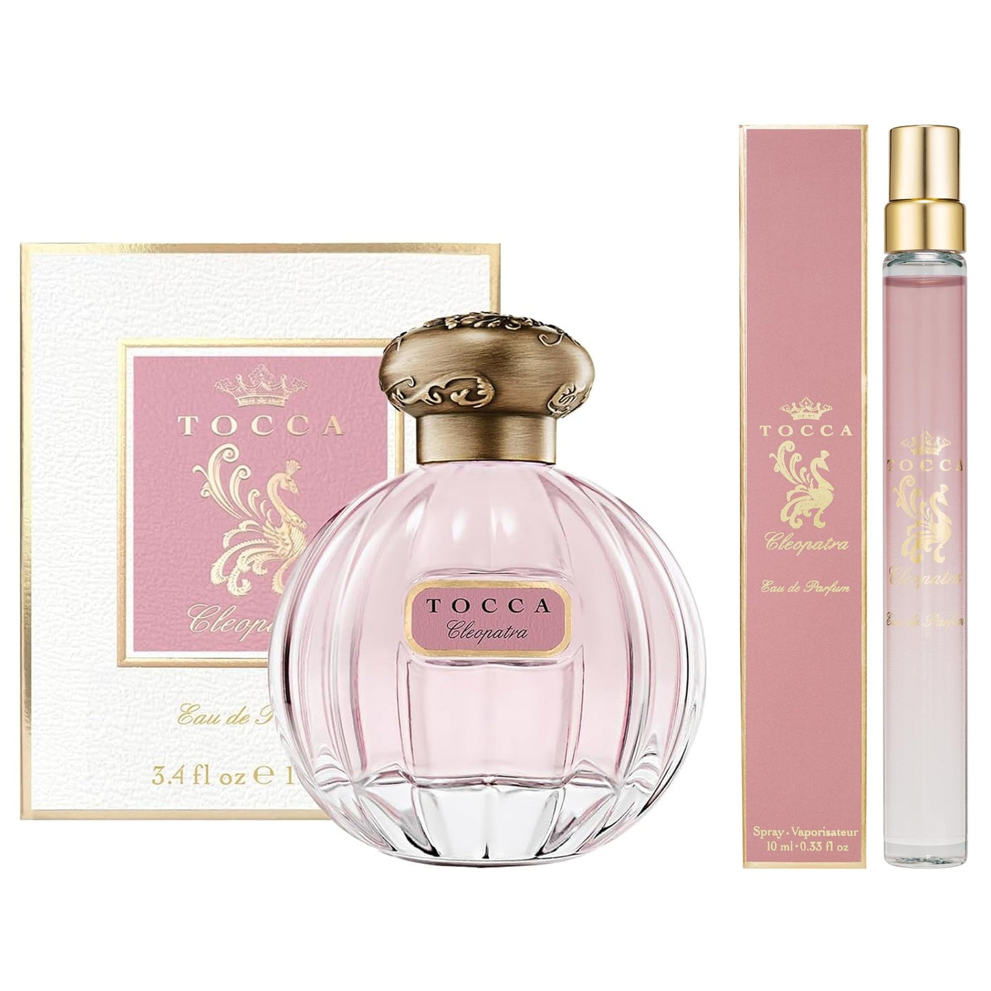 TOCCA Cleopatra Perfume Set for Women – 100 ml + 10 ml (Warm Floral)