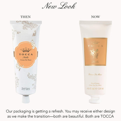 Tocca Stella Hand Cream Luxe 4 oz – Blood Orange, Freesia, Spicy Lily | Moisturizing & Quick-Absorbing