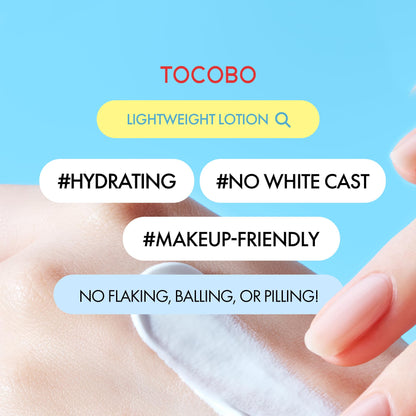 TOCOBO US Bio Watery Sunscreen SPF 50 – Lightweight Serum-Like Face Sunscreen with Hyaluronic Acid