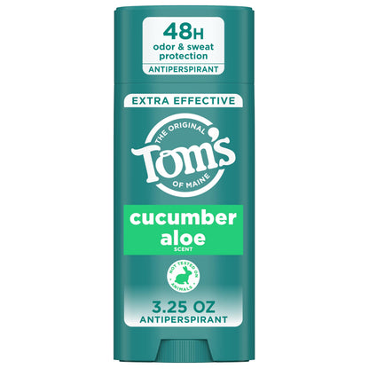 Tom’s of Maine Cucumber Aloe Antiperspirant – 48HR Protection (3.25 oz)