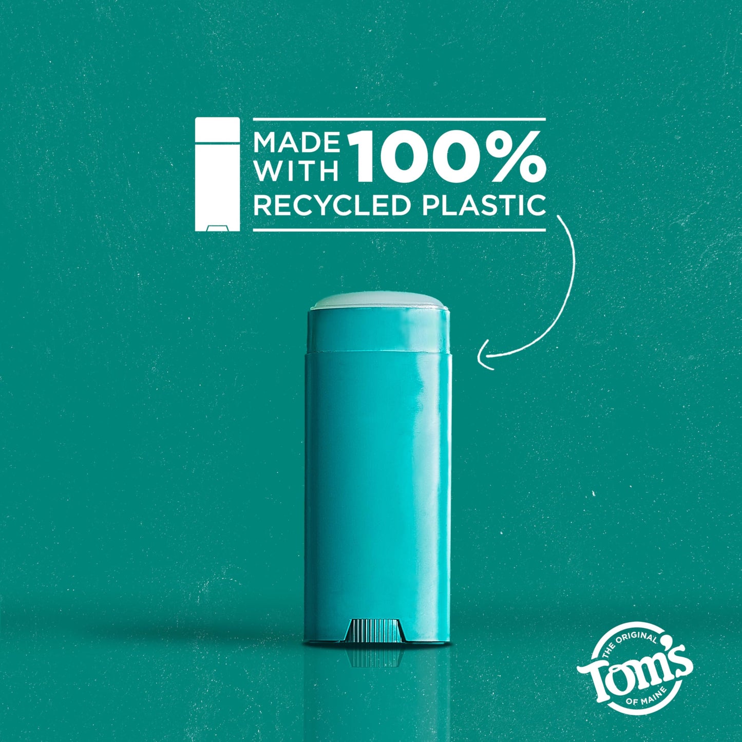 Tom's of Maine Coconut Mango Aluminum-Free Deodorant for Women & Men – Goes on Clear, Odor & Wetness Protection | 2-Pack (3.25 oz each)