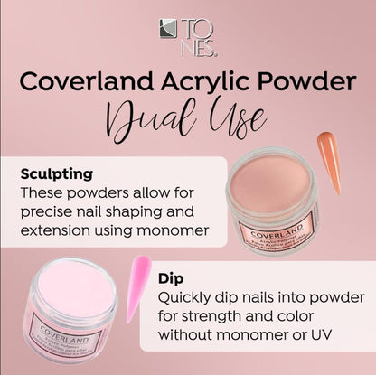TONES Coverland April Showers Acrylic Nail Powder – Limited Edition