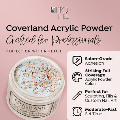 TONES Coverland Pumpkin Spice Limited Edition Acrylic Nail Powder (1.5 oz)