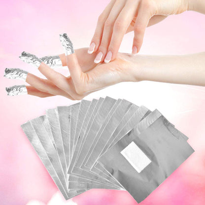 Tongcloud Nail Polish Remover Foil Wraps — Gel Polish Soak Off, 600 Pieces