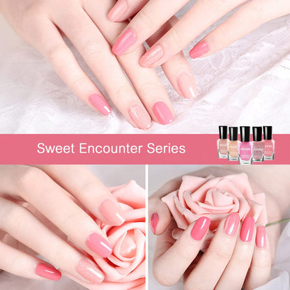 Tophany Non-Toxic Water-Based Nail Polish Set – Peelable & Fast-Drying (12 x 5ml)