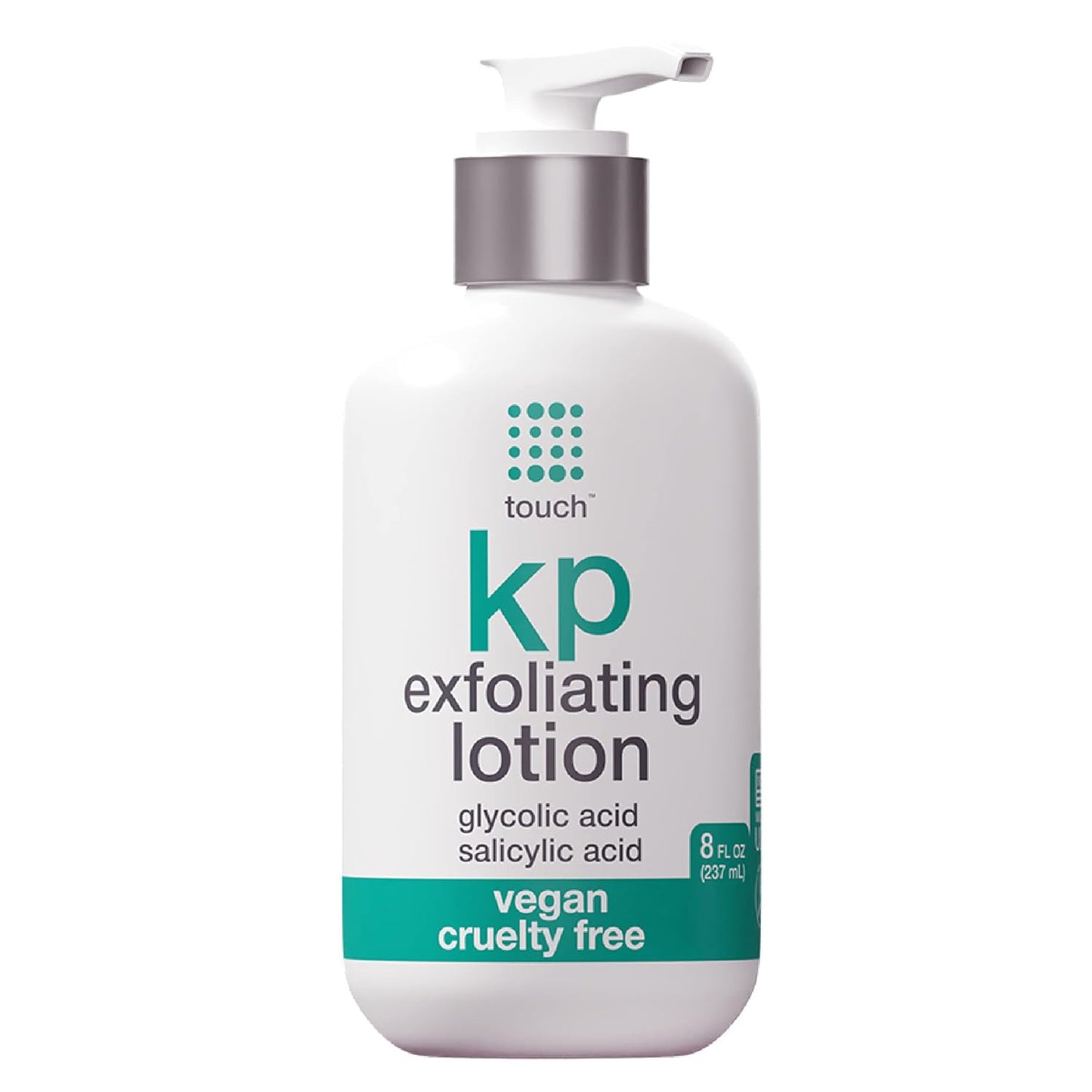 TOUCH Glycolic Acid Lotion for KP – Exfoliating Body Moisturizer (8 oz)