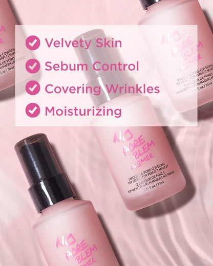 Touch in Sol No Pore Blem Primer – 2 Pack | Pore-Minimizing Face Primer for Smooth, Lasting Makeup