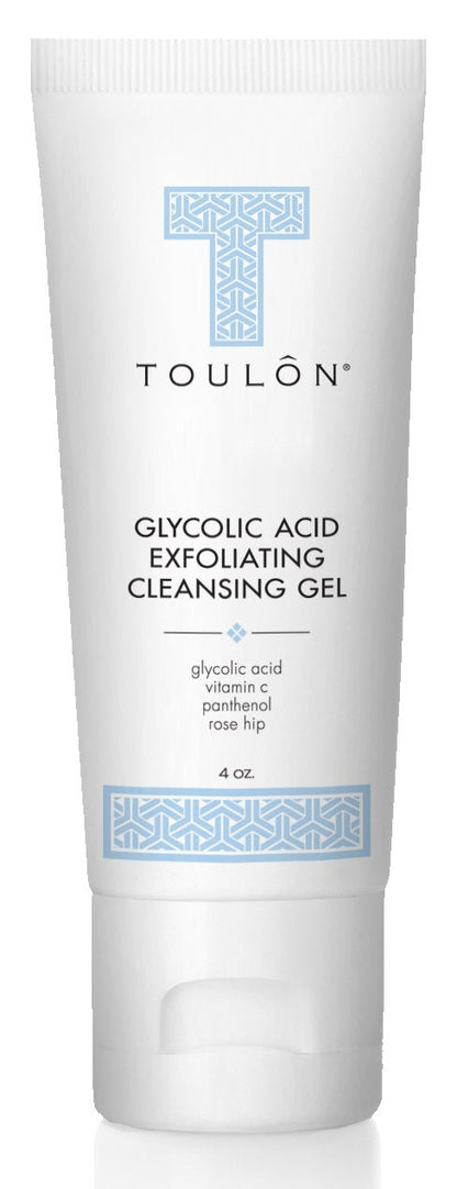 TOULON Glycolic Acid Skin Care Kit: AHA Cleanser, Glycolic Cream, and Eye Cream