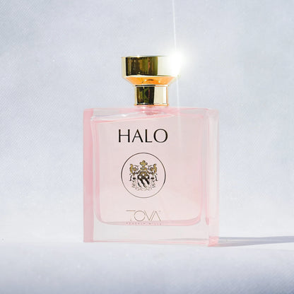 Tova Halo Eau de Parfum – Floral Gourmand for Women (3.4 oz) – Jasmine, Coconut & Amber | Cruelty-Free, Crafted in France