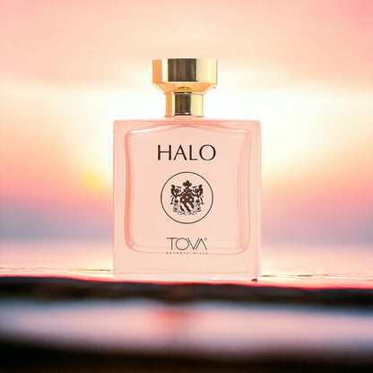 Tova Halo Eau de Parfum – Floral Gourmand for Women (3.4 oz) – Jasmine, Coconut & Amber | Cruelty-Free, Crafted in France