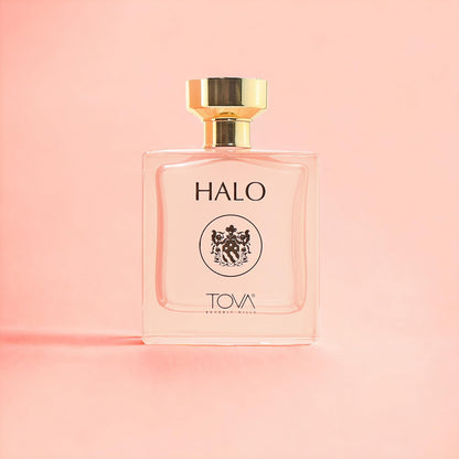 Tova Halo Eau de Parfum – Floral Gourmand for Women (3.4 oz) – Jasmine, Coconut & Amber | Cruelty-Free, Crafted in France