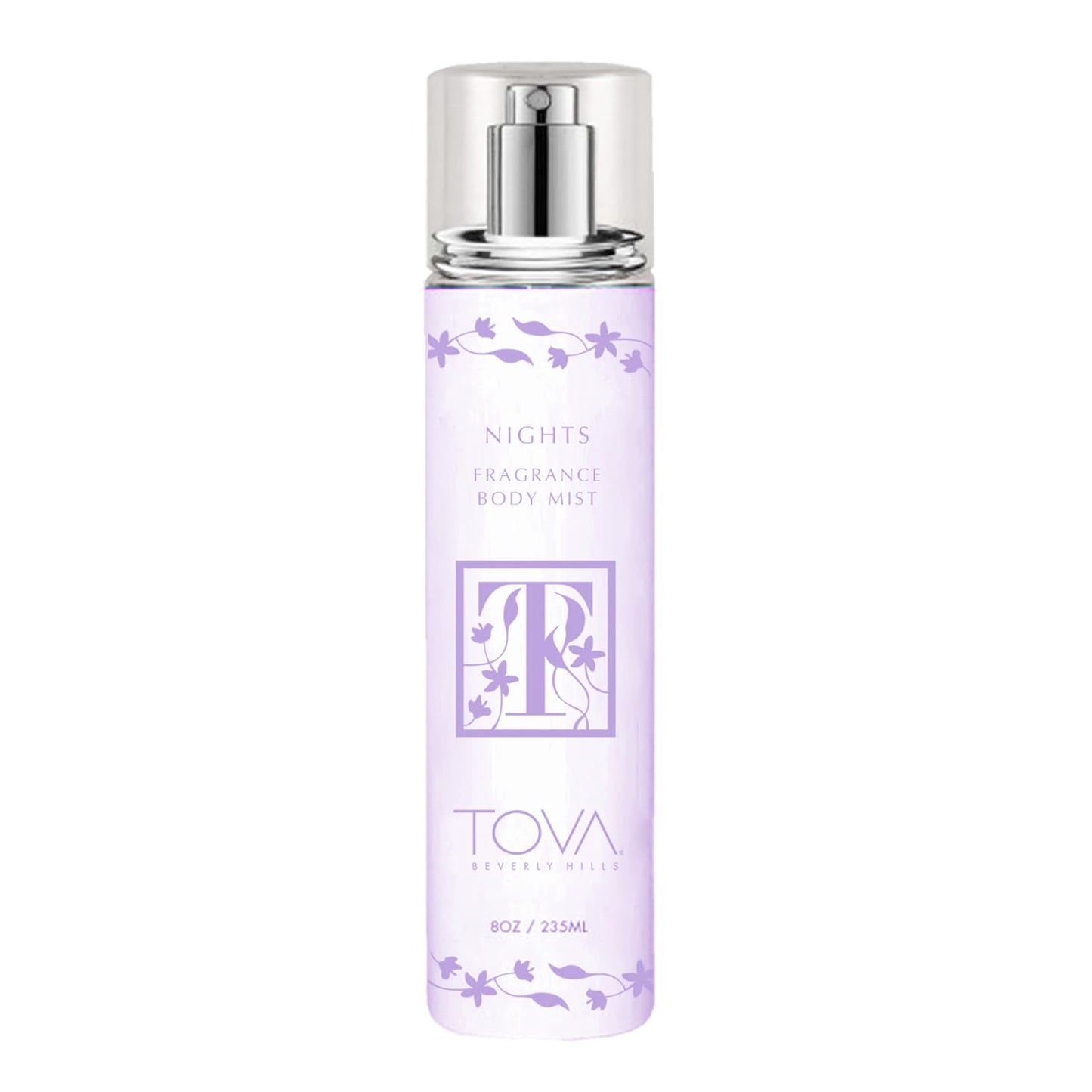 TOVA Nights Body Mist – Award-Winning Spicy Floral Fragrance for Women – USA-Made & Cruelty-Free – 8 oz