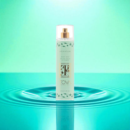 Tova Signature Body Mist – Fresh Floral Fragrance with Jasmine, Bergamot & Sandalwood | USA-Made & Cruelty-Free | 8 oz