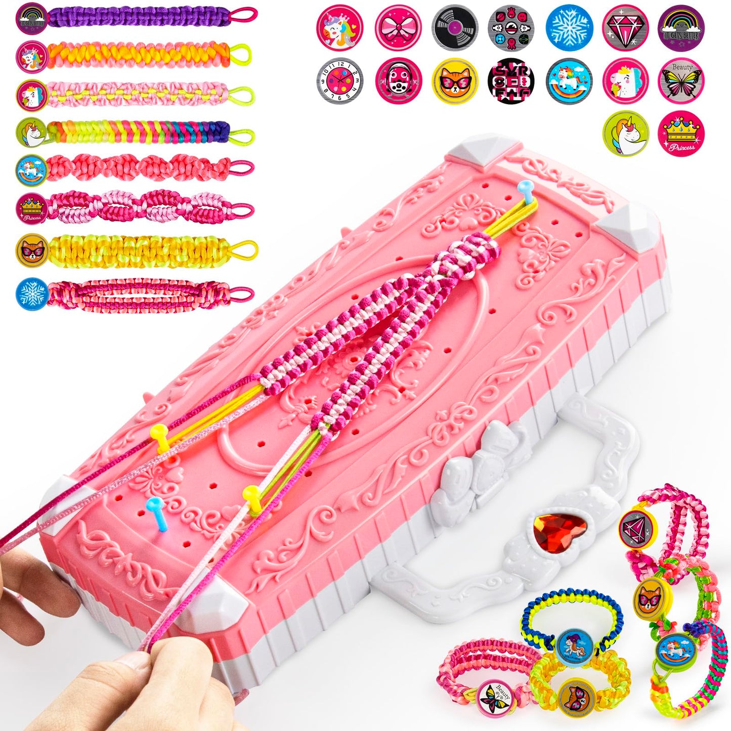 TQRAZ Bracelet Making Kit for Kids 8-12 — Friendship Bracelet Craft Set