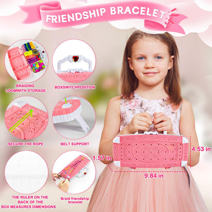 TQRAZ Bracelet Making Kit for Kids 8-12 — Friendship Bracelet Craft Set
