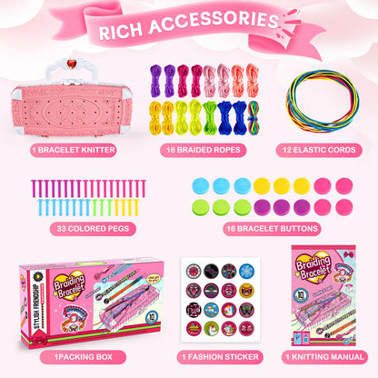 TQRAZ Bracelet Making Kit for Kids 8-12 — Friendship Bracelet Craft Set