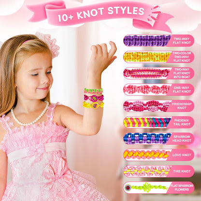 TQRAZ Bracelet Making Kit for Kids 8-12 — Friendship Bracelet Craft Set