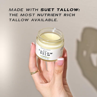 TRADITIONAL NUTRIENTS Tallow Balm – Vanilla Bean, Honey & Beeswax, Grass-Fed Suet Tallow
